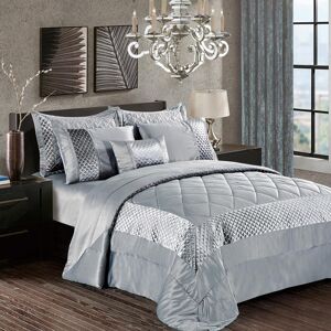 Canora Grey Garrett Bedspread Silver 185 x 240 cm Bedspread - 1 Pillowcase Canora Grey Garrett Bedspread Silver 185 x 240 cm Bedspread - 1 Pillowcase