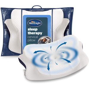 Silentnight Sleep Therapy Cervical Butterfly Pillow White Silentnight Sleep Therapy Cervical Butterfly Pillow White