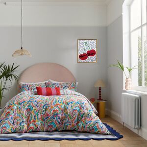 Helena Springfield Penny Cotton Duvet Cover Set Blue Super King Duvet Cover + 2 Pillowcases Helena Springfield Penny Cotton Duvet Cover Set Blue Super King Duvet Cover + 2 Pillowcases