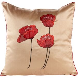 Rosalind Wheeler Dav Floral Cushion with Filling Pillow Cream 55 cm H x 55 cm W x 15 cm D Rosalind Wheeler Dav Floral Cushion with Filling Pillow Cream 55 cm H x 55 cm W x 15 cm D
