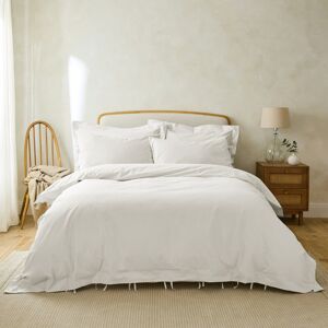 17 Stories Stiliana 300 Thread Count Stonewashed Cotton Edged Duvet Cover with Tie Hems White Kingsize Duvet Cover 17 Stories Stiliana 300 Thread Count Stonewashed Cotton Edged Duvet Cover with Tie Hems White Kingsize Duvet Cover