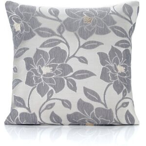 Rosalind Wheeler Darionne Cushion with Filling Silver 55 cm H x 55 cm W x 15 cm D Rosalind Wheeler Darionne Cushion with Filling Silver 55 cm H x 55 cm W x 15 cm D