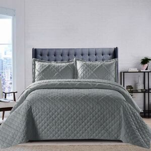 Brayden Studio Dez Plain Weave Modern & Contemporary Bedspread Set Grey 240 x 250 cm Brayden Studio Dez Plain Weave Modern & Contemporary Bedspread Set Grey 240 x 250 cm