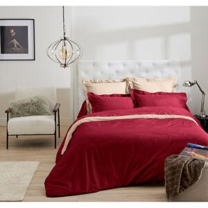 17 Stories Hazelann 100% Cotton 120 TC Reversible Duvet Cover Red 220 x 240cm Duvet Cover 17 Stories Hazelann 100% Cotton 120 TC Reversible Duvet Cover Red 220 x 240cm Duvet Cover