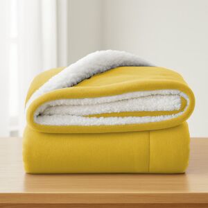Aspire Homeware Deluxe Hotel Collection Ultra-Soft Sherpa Fleece Throw Blanket for Plush & Cozy Comfort Yellow Super King (230cm W x 270cm L) Aspire Homeware Deluxe Hotel Collection Ultra-Soft Sherpa Fleece Throw Blanket for Plush & Cozy Comfort Yellow Super King (230cm W x 270cm L)