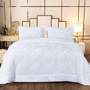 Mercer41 Wakeland Luxury Bedspread White King Mercer41 Wakeland Luxury Bedspread White King
