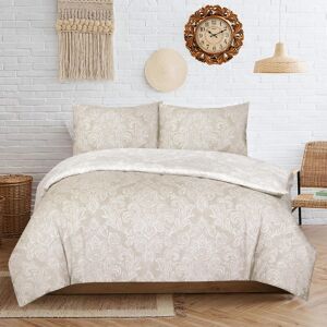 East Urban Home Moaied Plain Weave 180 TC Duvet Cover Set Cream/Beige Single - 1 Standard Pillowcase East Urban Home Moaied Plain Weave 180 TC Duvet Cover Set Cream/Beige Single - 1 Standard Pillowcase