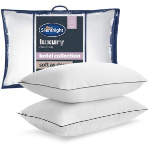 Silentnight Hotel Collection Soft as Down Pillow Pair White Silentnight Hotel Collection Soft as Down Pillow Pair White