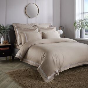 17 Stories 800 Thread Count Triple Row Embroidered Sateen Duvet Cover Brown/White Super King Duvet Cover 17 Stories 800 Thread Count Triple Row Embroidered Sateen Duvet Cover Brown/White Super King Duvet Cover