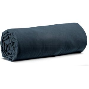 Brayden Studio Brytany 100% Cotton Brushed Fitted Sheet Marine 160 x 200 cm Brayden Studio Brytany 100% Cotton Brushed Fitted Sheet Marine 160 x 200 cm