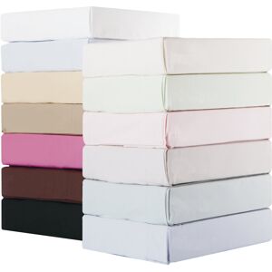 Belledorm Plain Dye 200 Thread Count Egyptian-Quality Cotton Fitted Sheet Oyster Super King (6') Belledorm Plain Dye 200 Thread Count Egyptian-Quality Cotton Fitted Sheet Oyster Super King (6')