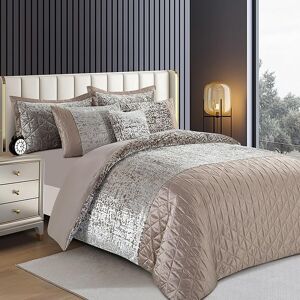 Rosdorf Park Aerith Grey Velvet 3 Piece Duvet Cover Se Mink SuperKing Duvet Cover Set +2 Standard Pillowcases Rosdorf Park Aerith Grey Velvet 3 Piece Duvet Cover Se Mink SuperKing Duvet Cover Set +2 Standard Pillowcases
