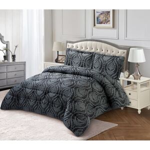 Ophelia & Co. Gina Bedspread Set Black 220 x 240 cm Bedspread - 2 Pillowcases Ophelia & Co. Gina Bedspread Set Black 220 x 240 cm Bedspread - 2 Pillowcases