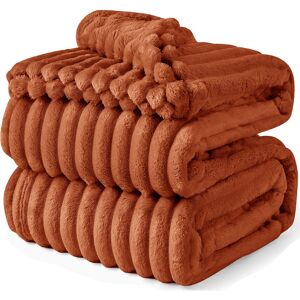 Fairmont Park Hambree Luxury Jumbo Chunky Cord Fur Blanket Orange 150cm W X 200cm L Fairmont Park Hambree Luxury Jumbo Chunky Cord Fur Blanket Orange 150cm W X 200cm L