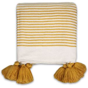 Bloomsbury Market Antimony Throw Yellow 125cm W X 150cm L Bloomsbury Market Antimony Throw Yellow 125cm W X 150cm L