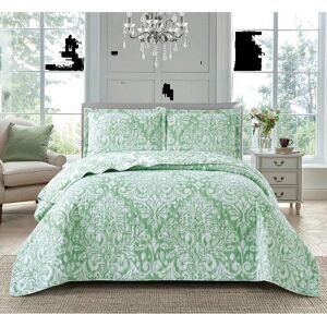 Latitude Vive Reversible Bedspread Green Super King Latitude Vive Reversible Bedspread Green Super King