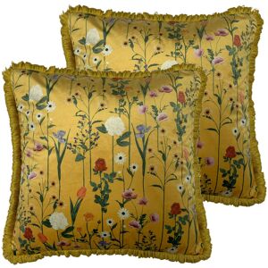 furn. Fleura Fleura Feather Cushion with Filling 50cm H X 50cm W X 3cm D furn. Fleura Fleura Feather Cushion with Filling 50cm H X 50cm W X 3cm D