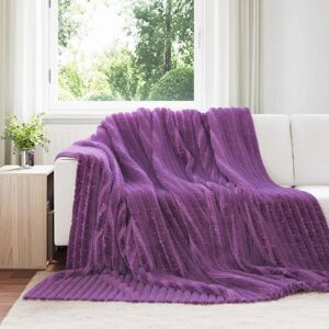 Vidaxl Throw Blanket White 270 X 240 Cm Fleece Purple 270cm x 240cm Vidaxl Throw Blanket White 270 X 240 Cm Fleece Purple 270cm x 240cm