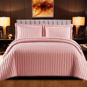 Canora Grey Aliya-Grace Throw Pink W240 x L250cm Canora Grey Aliya-Grace Throw Pink W240 x L250cm