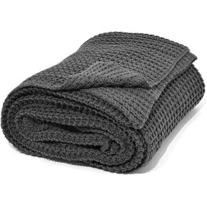 August Grove Weaverville Blanket Dark Grey 150cm W X 200cm L August Grove Weaverville Blanket Dark Grey 150cm W X 200cm L