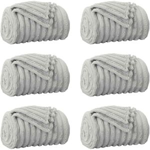 Vidaxl Throw Blankets 6 Pcs Cream 240 X 220 Cm Fleece Grey 200cm x 150cm Vidaxl Throw Blankets 6 Pcs Cream 240 X 220 Cm Fleece Grey 200cm x 150cm