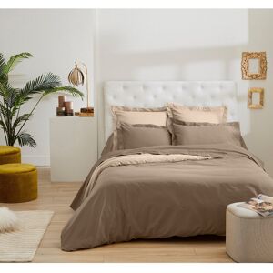 17 Stories Hazelann 100% Cotton 120 TC Reversible Duvet Cover Taupe 220 x 240cm Duvet Cover 17 Stories Hazelann 100% Cotton 120 TC Reversible Duvet Cover Taupe 220 x 240cm Duvet Cover