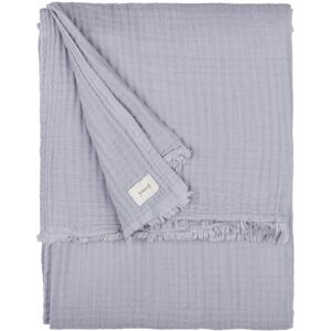 Yard Lark Muslin Cotton Fringed Throw Blue 260 cm x 240 cm Yard Lark Muslin Cotton Fringed Throw Blue 260 cm x 240 cm