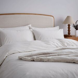 Helena Springfield Brushed Cotton Duvet Cover Set White Double Duvet Cover + 2 Pillowcases Helena Springfield Brushed Cotton Duvet Cover Set White Double Duvet Cover + 2 Pillowcases