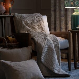 Voyage Maison Haze Velvet Throw Beige 140cm W X 220cm L Voyage Maison Haze Velvet Throw Beige 140cm W X 220cm L