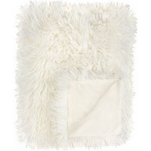 Furn Rowan Throw - Mongolian Faux Fur Blanket - Ecru - 130x175cm Furn Rowan Throw - Mongolian Faux Fur Blanket - Ecru - 130x175cm