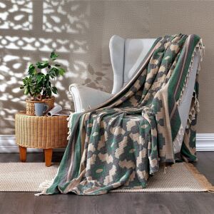 World Menagerie Marylou Leyla Blanket Green W190 x L245cm World Menagerie Marylou Leyla Blanket Green W190 x L245cm