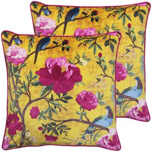 Rosalind Wheeler Bertita Cushion with Filling 50cm H X 50cm W X 4cm D Rosalind Wheeler Bertita Cushion with Filling 50cm H X 50cm W X 4cm D