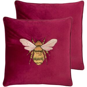 Paoletti Hortus Cushion with Filling Fuchsia 50cm H X 50cm W X 3cm D Paoletti Hortus Cushion with Filling Fuchsia 50cm H X 50cm W X 3cm D