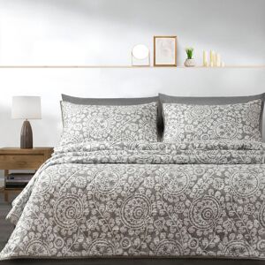 Marlow Home Co. Abhipsa Luxury Jacquard Bedspread Sets Grey Double Bedspread - 2 Shams Marlow Home Co. Abhipsa Luxury Jacquard Bedspread Sets Grey Double Bedspread - 2 Shams