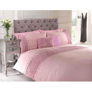 Mercer41 Limoge Double Grey Pink Super King - 2 Standard Pillowcases Mercer41 Limoge Double Grey Pink Super King - 2 Standard Pillowcases