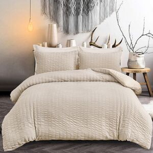 Ebern Designs Mechine woven Sheet Set Beige Ebern Designs Mechine woven Sheet Set Beige