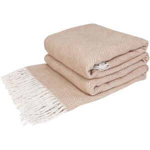 17 Stories Cotton Blanket Gurditta Beige 140cm W X 200cm L 17 Stories Cotton Blanket Gurditta Beige 140cm W X 200cm L