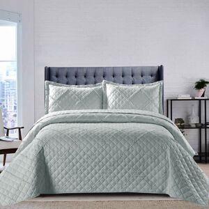Brayden Studio Dez Plain Weave Modern & Contemporary Bedspread Set Silver 240 x 250 cm Brayden Studio Dez Plain Weave Modern & Contemporary Bedspread Set Silver 240 x 250 cm