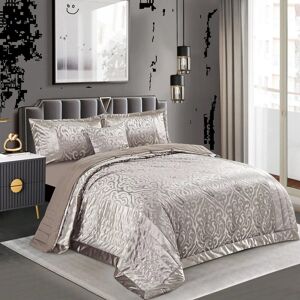 Rosdorf Park Wanship Polyester Bedspread Set Mink Super King Quilt + 2 Standard Shams Rosdorf Park Wanship Polyester Bedspread Set Mink Super King Quilt + 2 Standard Shams
