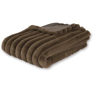 Fairmont Park Abderraouf Ribbed Throw Blanket Brown 145cm W X 100cm L Fairmont Park Abderraouf Ribbed Throw Blanket Brown 145cm W X 100cm L
