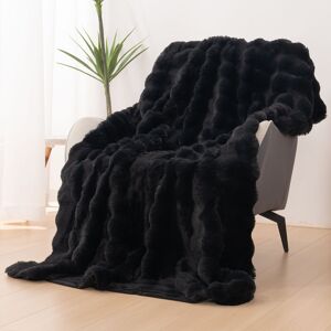 ORHOPUI Cozy and Comfortable Faux Fur Blanket A soft, plush blanket perfect for sofas, featuring a fluffy, thick, and plush texture. Ideal for sofas, bedrooms Black 274x228 ORHOPUI Cozy and Comfortable Faux Fur Blanket A soft, plush blanket perfect for sofas, featuring a fluffy, thick, and plush texture. Ideal for sofas, bedrooms Black 274x228