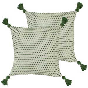 furn. Ezra Geometric Scatter Cushion with Filling Sage/Feathers 50cm H X 50cm W X 3cm D furn. Ezra Geometric Scatter Cushion with Filling Sage/Feathers 50cm H X 50cm W X 3cm D