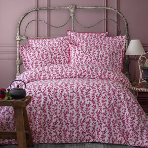 Leruum Percale 200 TC Reversible Duvet Cover Set Floral/Viva Magenta Single - 1 Standard Pillowcase Leruum Percale 200 TC Reversible Duvet Cover Set Floral/Viva Magenta Single - 1 Standard Pillowcase