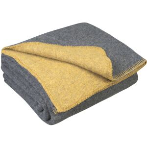 LoveYouHome Blanket Mustard/Grey 130 cm W x 170 cm L LoveYouHome Blanket Mustard/Grey 130 cm W x 170 cm L