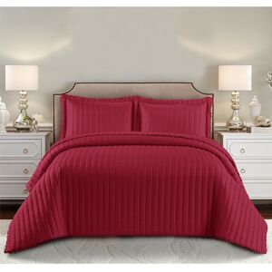 Canora Grey Kazanovicz Bedspread Red W240 x L240 cm Canora Grey Kazanovicz Bedspread Red W240 x L240 cm