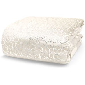 Fairmont Park Eckelman Luxury Metallic Geometric Foil Pattern Bedspread Cream 264 x 254 cm Fairmont Park Eckelman Luxury Metallic Geometric Foil Pattern Bedspread Cream 264 x 254 cm