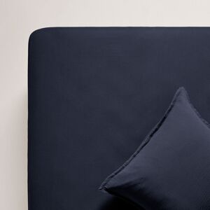 Madura Lou Ink Blue Cotton Gaze Bedding - Bed Cover & Pillowcases Madura Lou Ink Blue Cotton Gaze Bedding - Bed Cover & Pillowcases