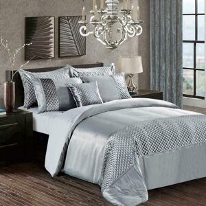 Fairmont Park Calla White Microfibre 180 TC Duvet Cover Set Silver Super King Duvet Cover + 2 Standard Pillowcases Fairmont Park Calla White Microfibre 180 TC Duvet Cover Set Silver Super King Duvet Cover + 2 Standard Pillowcases