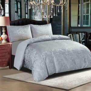 Rosdorf Park Diep Hypoallergenic Microfibre 200 TC Modern & Contemporary Duvet Cover Set Silver Super King - 2 Standard Pillowcases Rosdorf Park Diep Hypoallergenic Microfibre 200 TC Modern & Contemporary Duvet Cover Set Silver Super King - 2 Standard Pillowcases