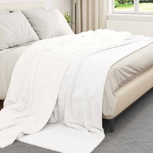 Vidaxl Throw Blanket Black 150 X 200 Cm Fleece White 270cm x 240cm Vidaxl Throw Blanket Black 150 X 200 Cm Fleece White 270cm x 240cm